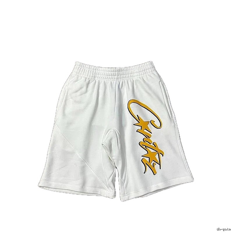 Corteiz trendy and cool style white shorts
