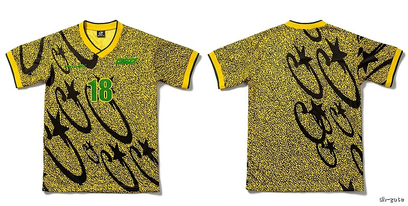 Corteiz trendy yellow jersey