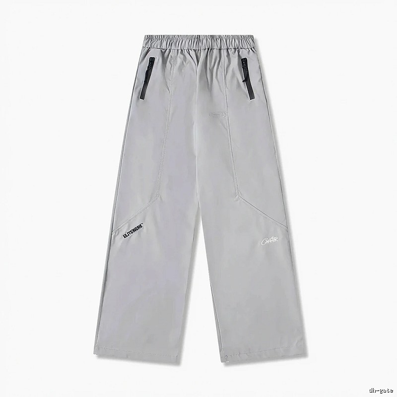 Corteiz Workwear Style Light Grey Trousers