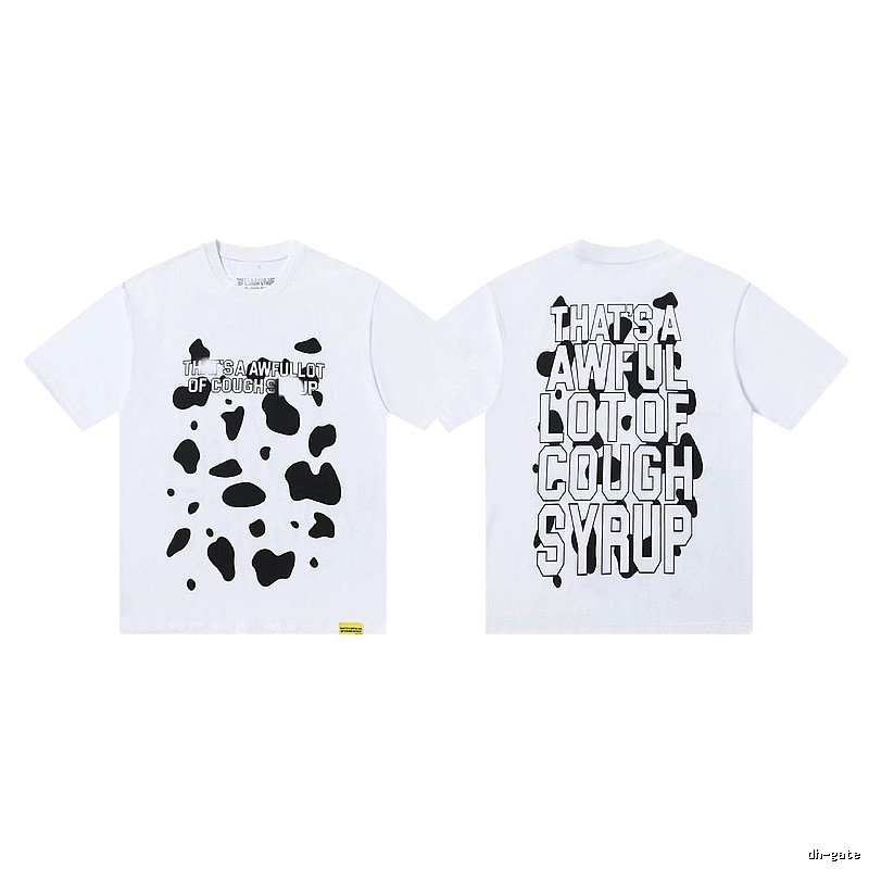 COUGH SYRUP Print Street Style White T-Shirt