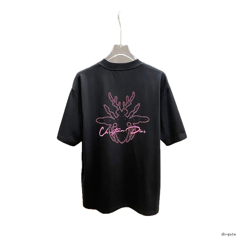 Dior Christmas-style black T-shirt