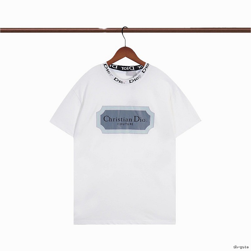 Dior Couture Minimalist Style White Short-sleeve T-shirt