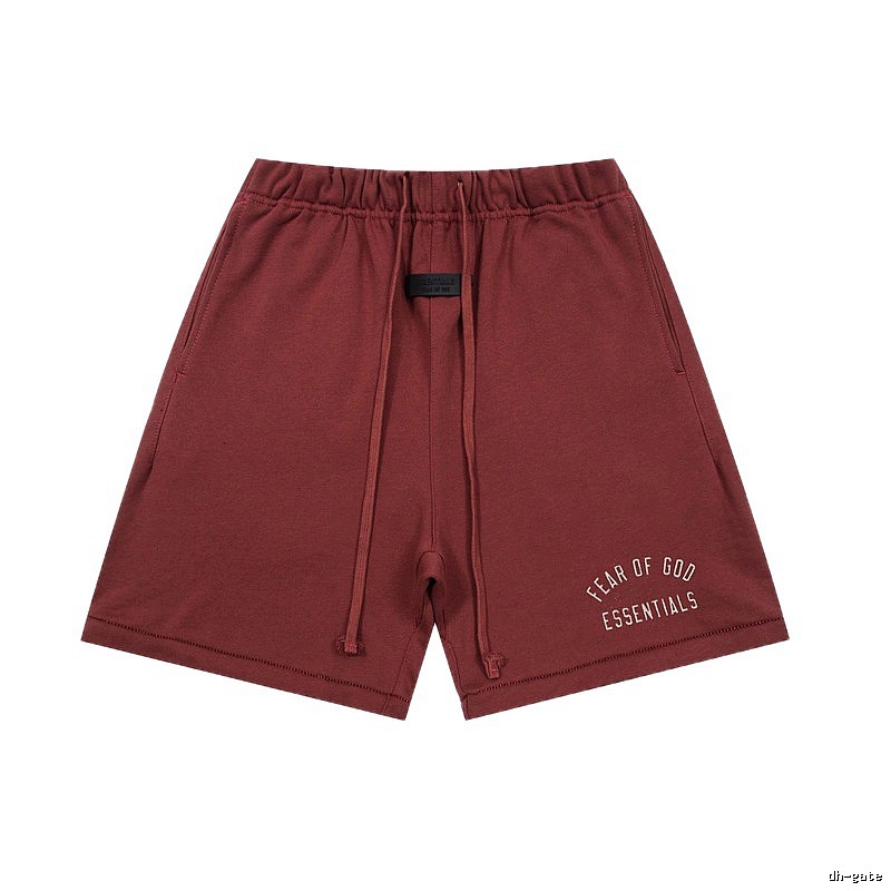 ESSENTIALS casual style burgundy shorts