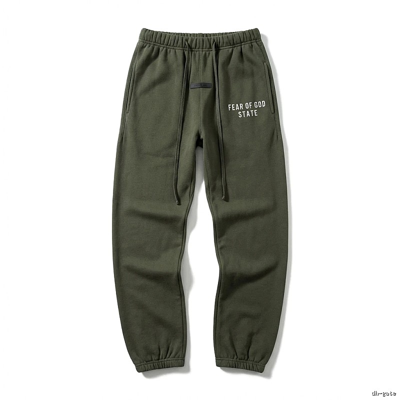 ESSENTIALS Minimalist Style Military Green Sweatpants