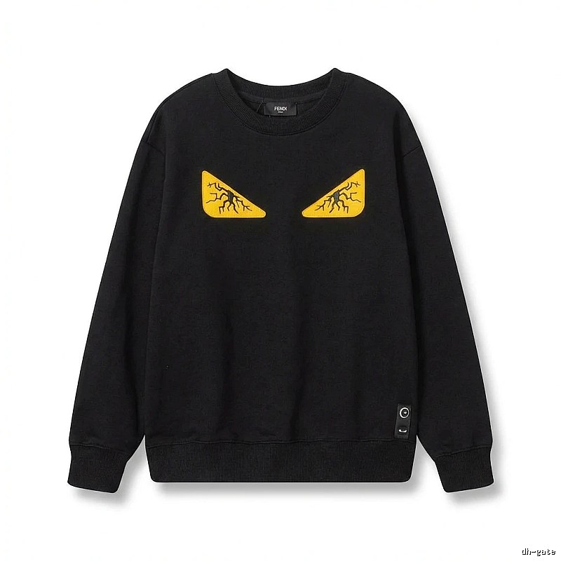 Fendi Monster Trendy Cool Black Sweatshirt