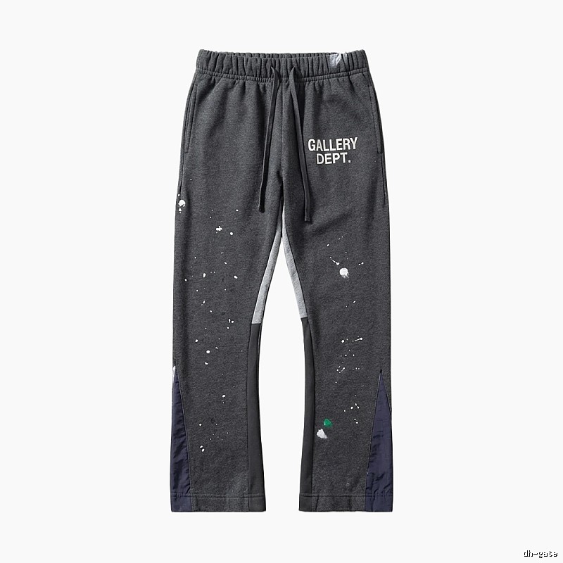 Gallery Dept Graffiti Style Grey-Purple Sweatpants