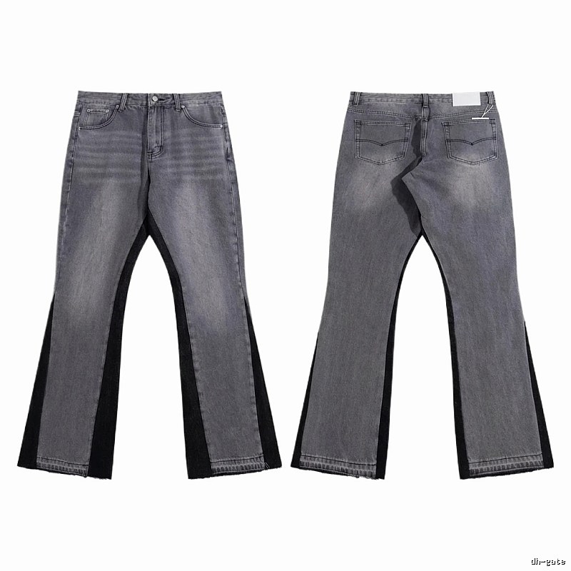 Gallery Dept patchwork grey-black jeans