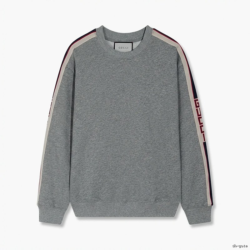 Gucci retro-style grey sweatshirt