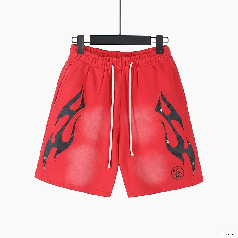 Hellstar Flame Wind Red Shorts