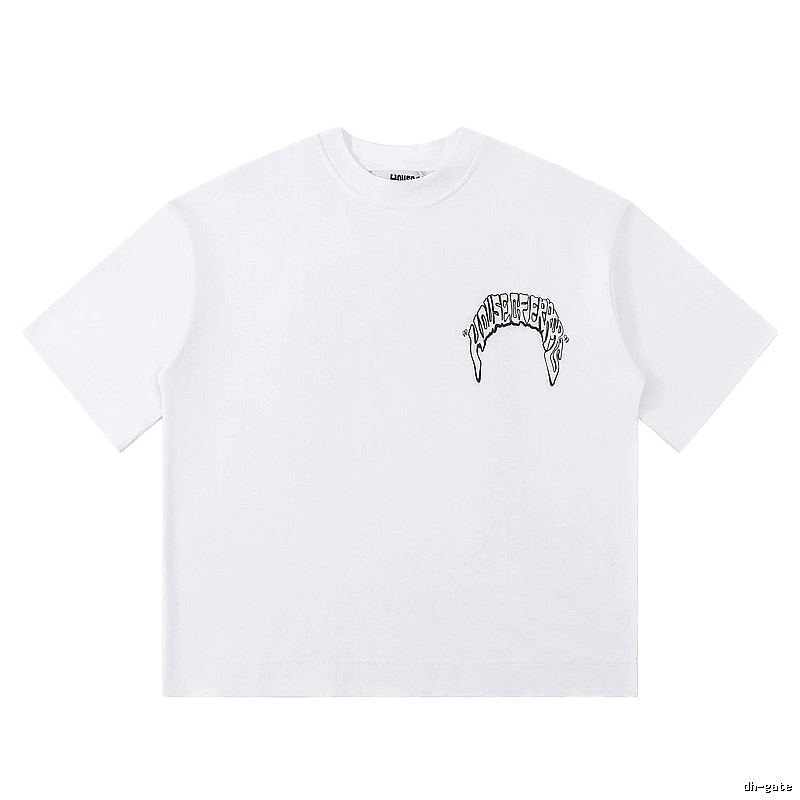 House of Errors Trendy White Short-sleeve Shirt