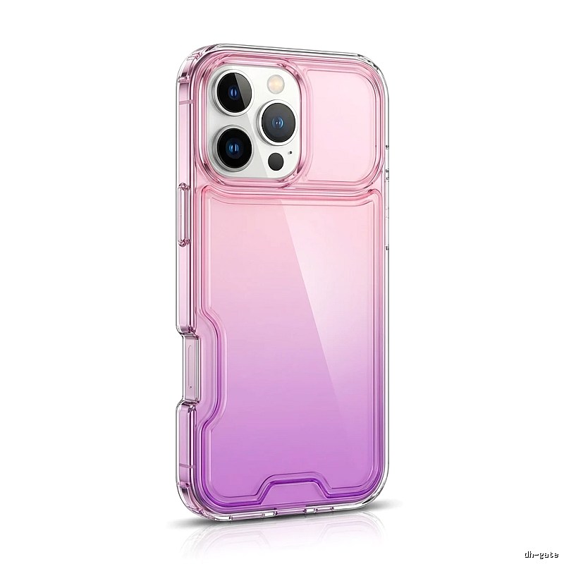 iPhone gradient transparent pink phone case