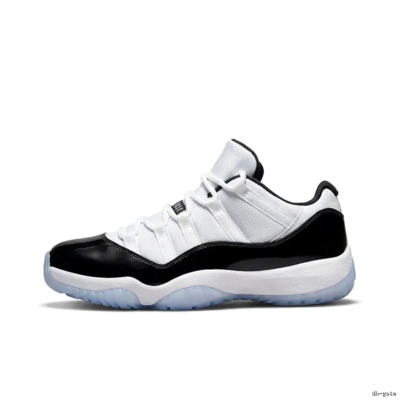 Jordan 11 Black and White Trendy Sports Shoes