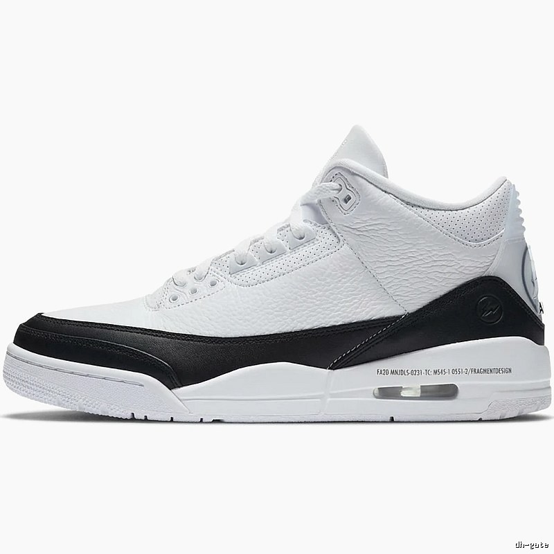 Jordan AJ3 Black and White Retro Sports Shoes