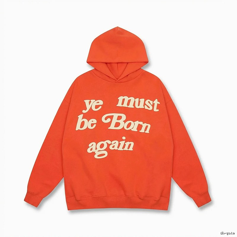 Kanye orange trendy style sweatshirt