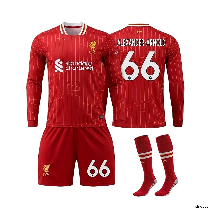 Liverpool retro-style red jersey