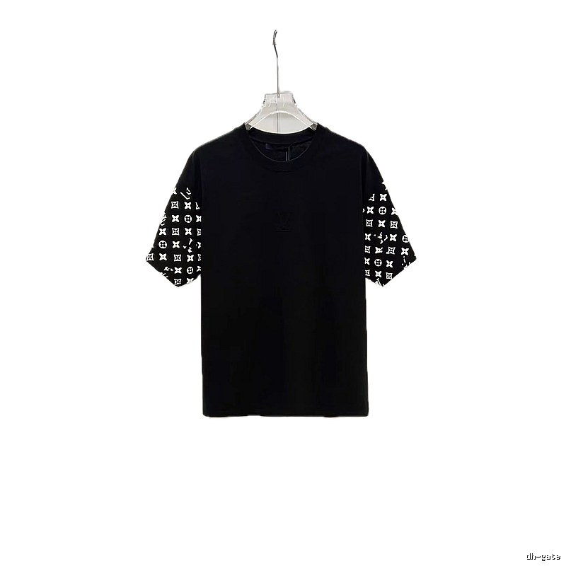 Louis Vuitton Monogram Trendy Black Short-Sleeve T-Shirt