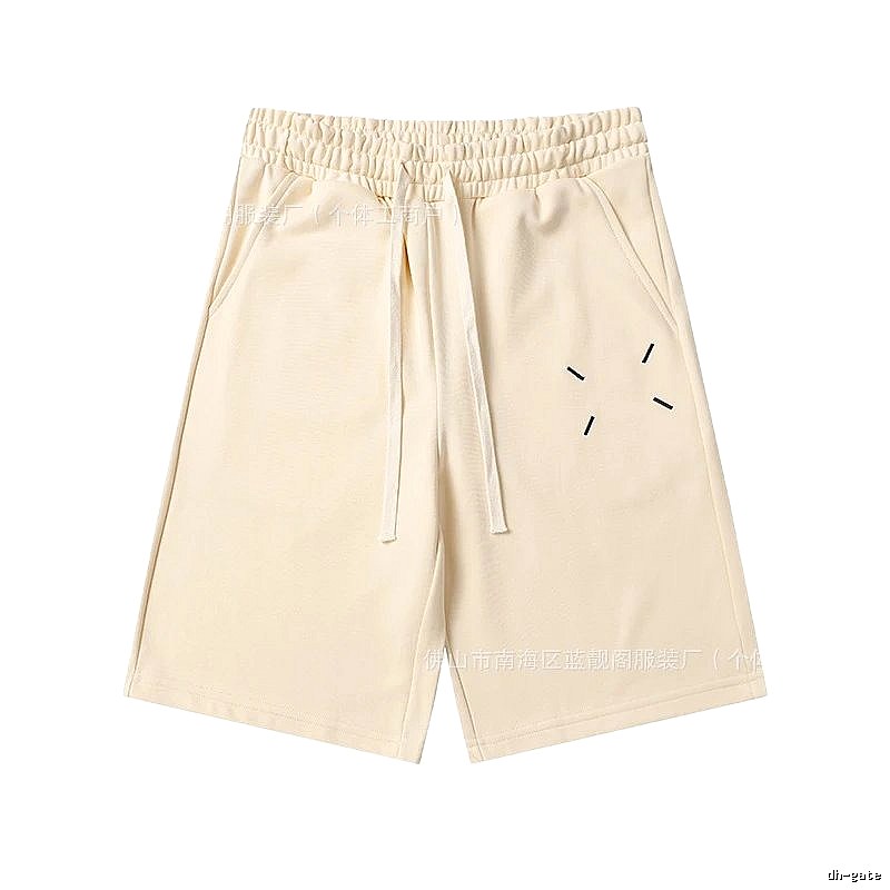 Maison Margiela minimalist style beige shorts