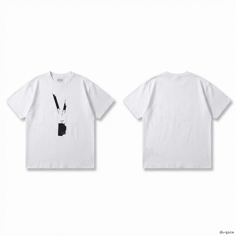 Maison Margiela minimalist style white T-shirt