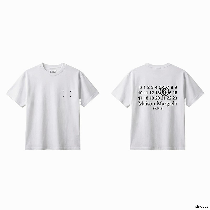 Maison Margiela white T-shirt with digital printing
