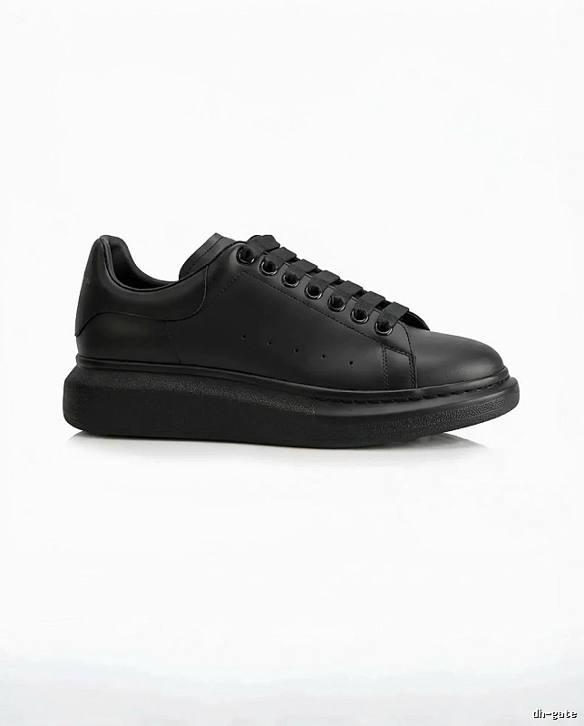 McQueen Thick-soled Casual Style Black Shoes