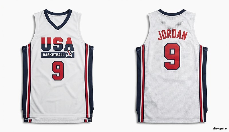 Michael Jordan retro-style white jersey
