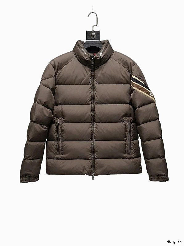 Moncler classic style fashionable coffee-colored down jacket