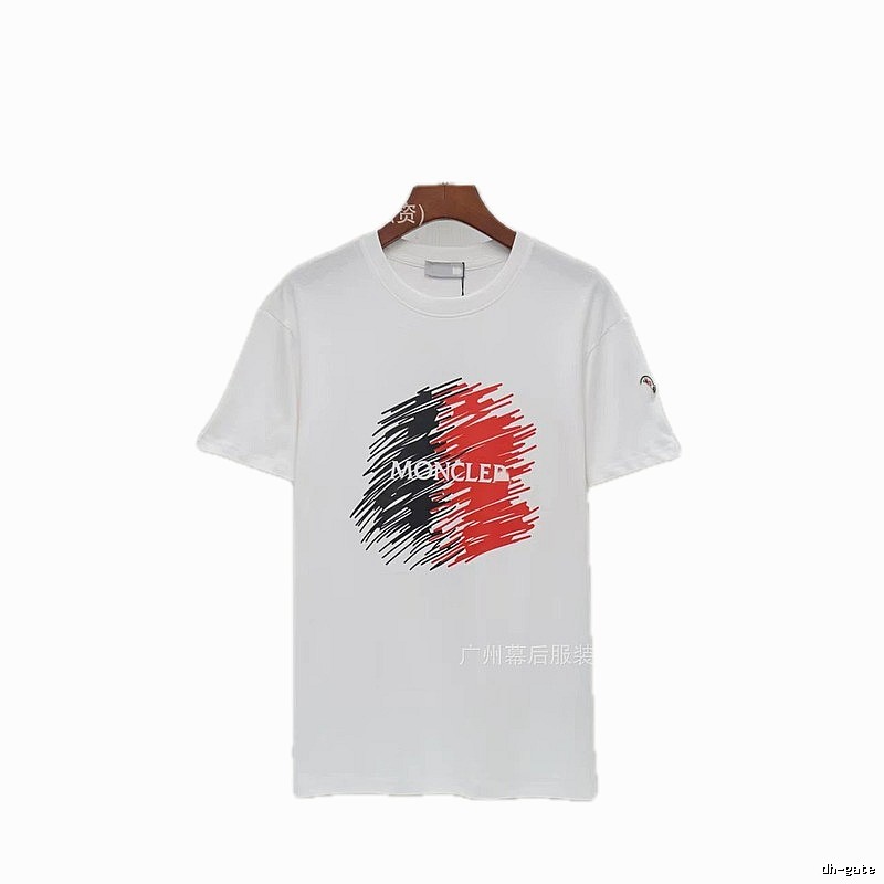 Moncler Graffiti Casual Style White Short-sleeve T-shirt
