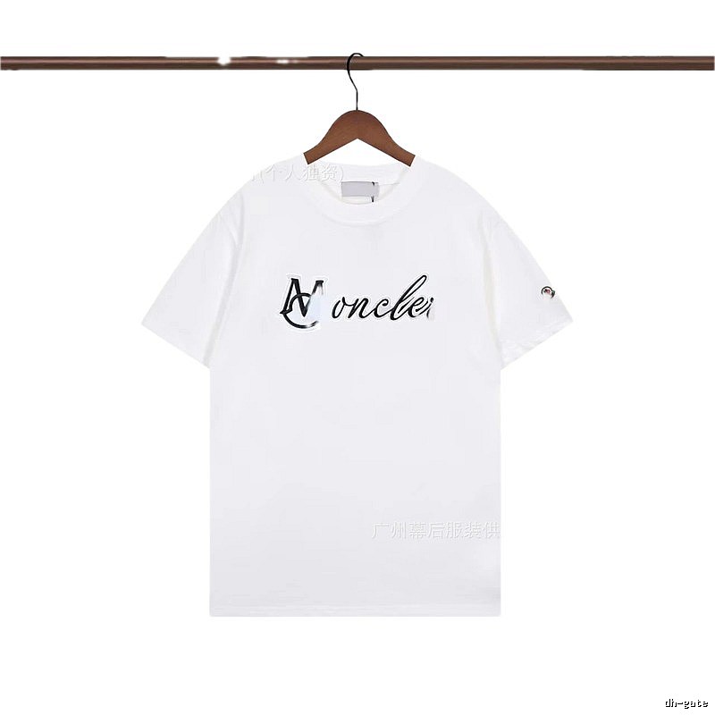 Moncler Letter Print Casual White T-Shirt