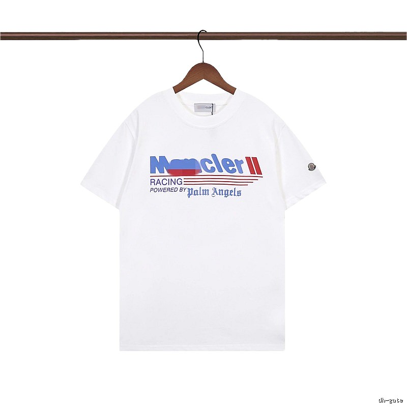 Moncler Racing Co-branded Street Style White T-Shirt