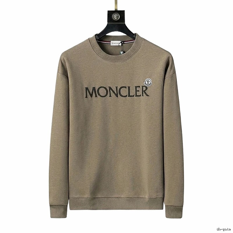 Moncler simple style khaki sweatshirt