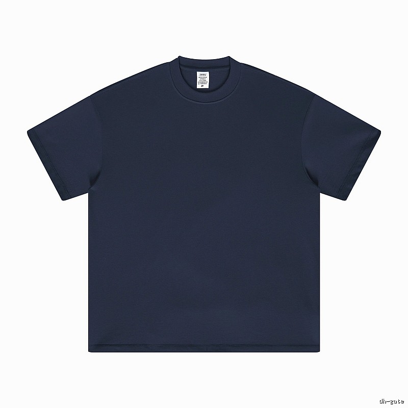 Monogram Plain white T-shirt Minimal White Short for Layered Styling