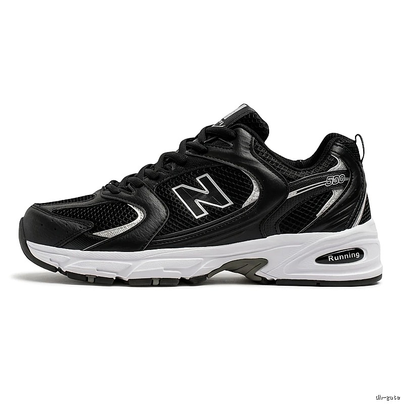 New Balance 530 retro style black shoes