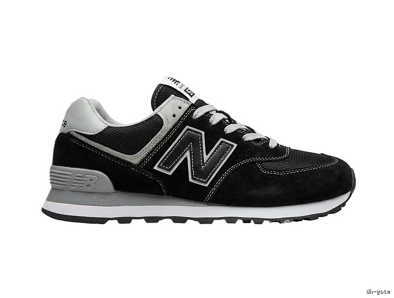 New Balance retro black and grey sports shoes