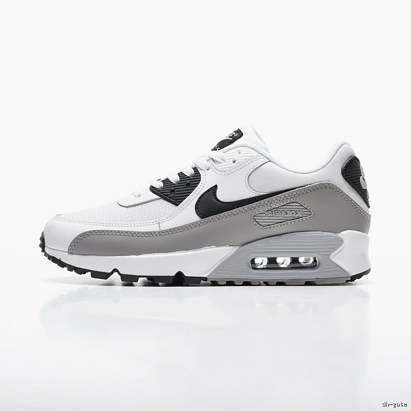 Nike Air Max retro-style gray and white sports shoes