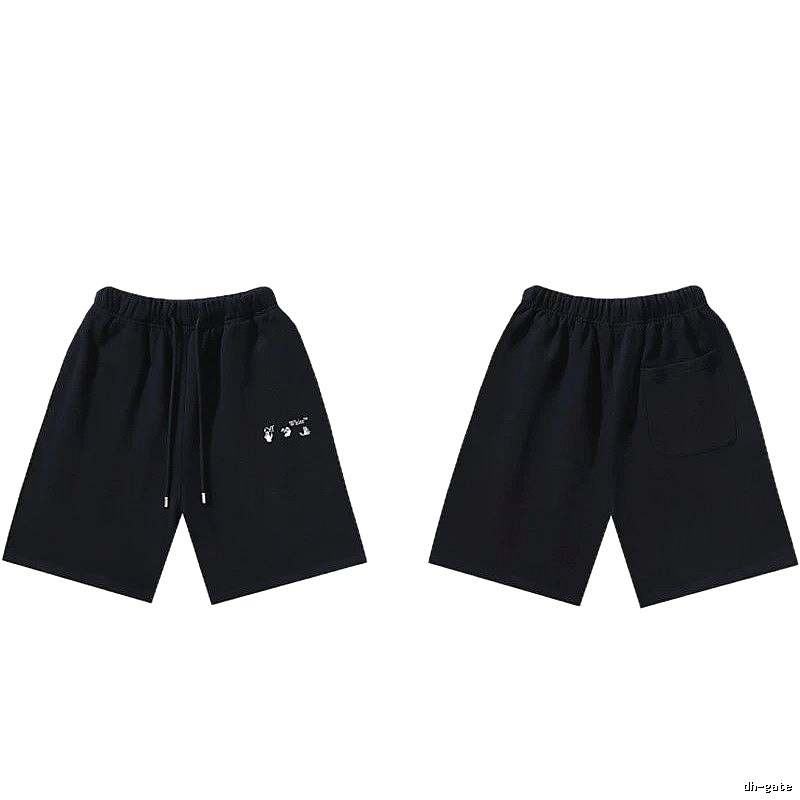 Off-White 016 Style Black Trendy and Cool Shorts