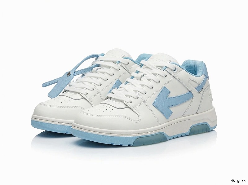 Off-White casual style white and blue sports shoes