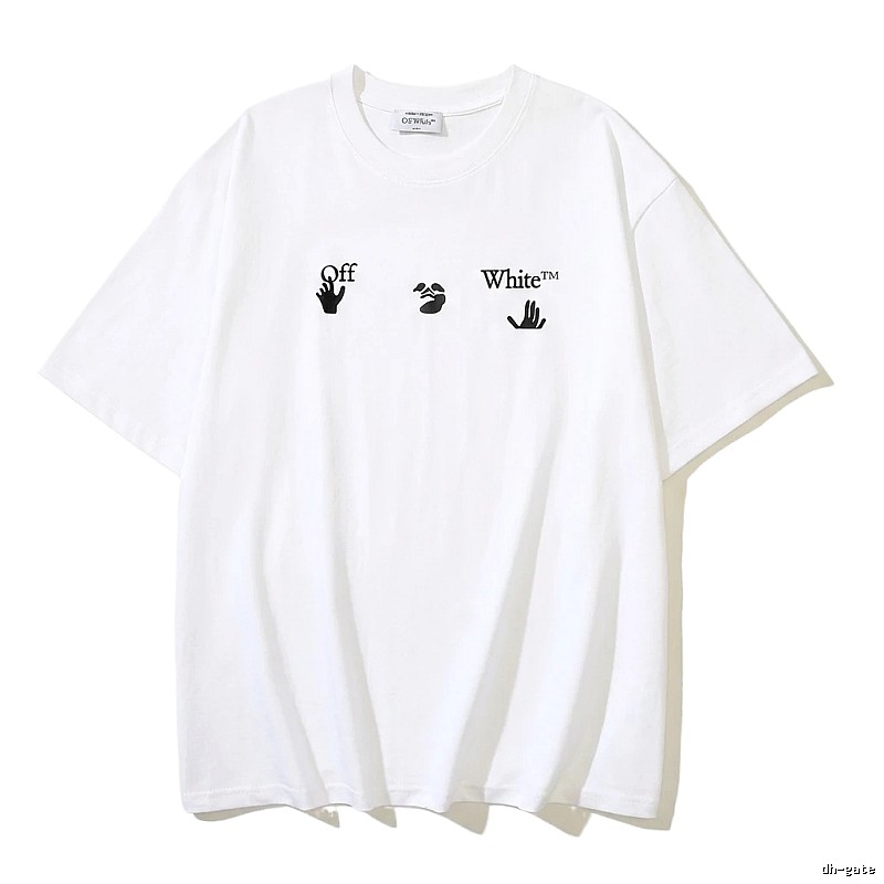 Off-White Gesture Print Style White T-shirt