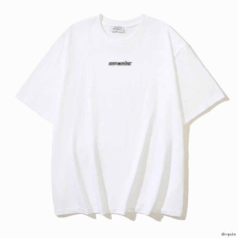 Off-White minimalist style white T-shirt