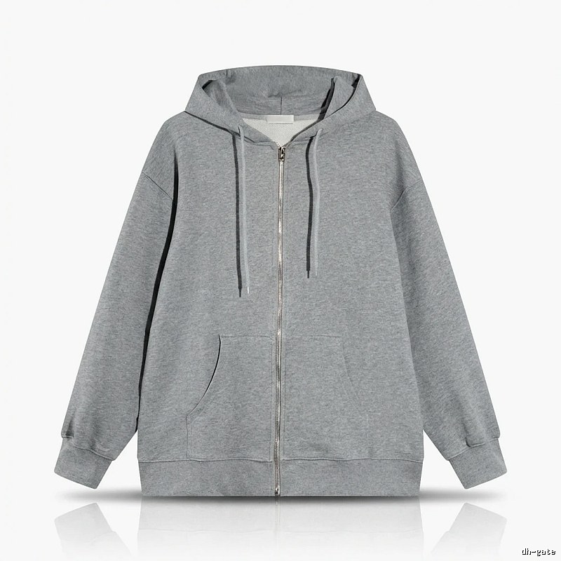 Other simple style hooded gray sweatshirt