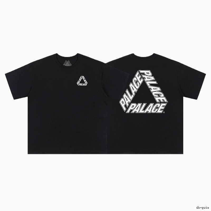 Palace Classic Triangular Street Style Black T-Shirt