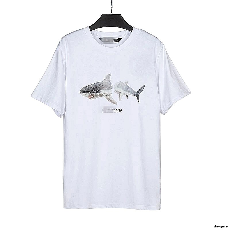 Palm Angels Patterned Bear graphic T-shirt White Colorful Bear with Polished Detail