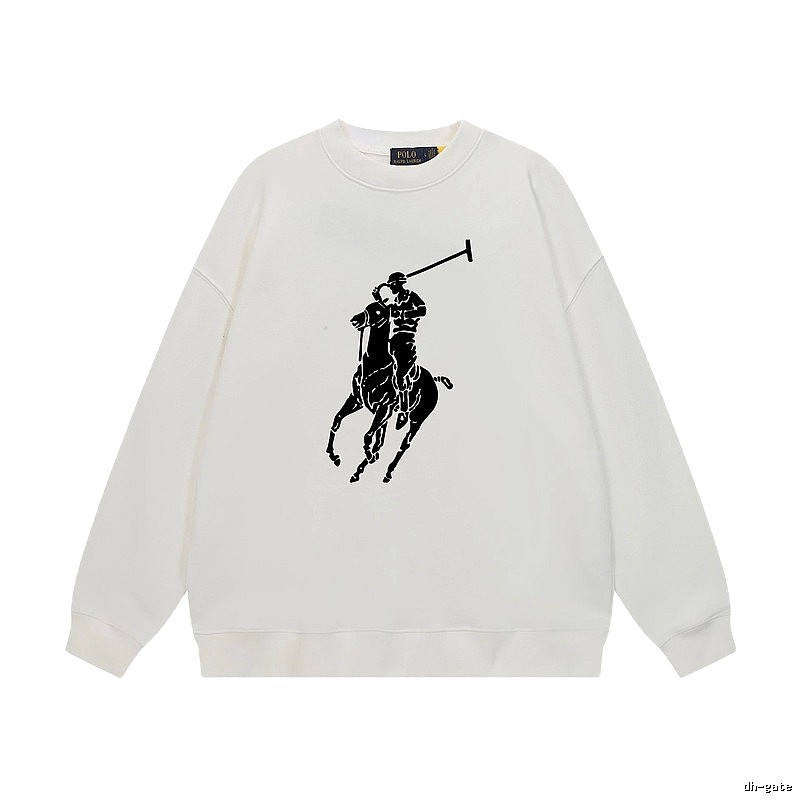 Ralph Lauren Polo Retro Style White Sweatshirt