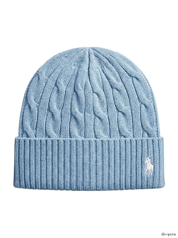Ralph Lauren Polo Style Light Blue Knitted Hat