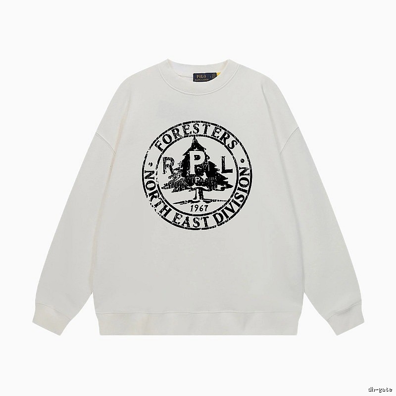 Ralph Lauren retro-style white sweatshirt