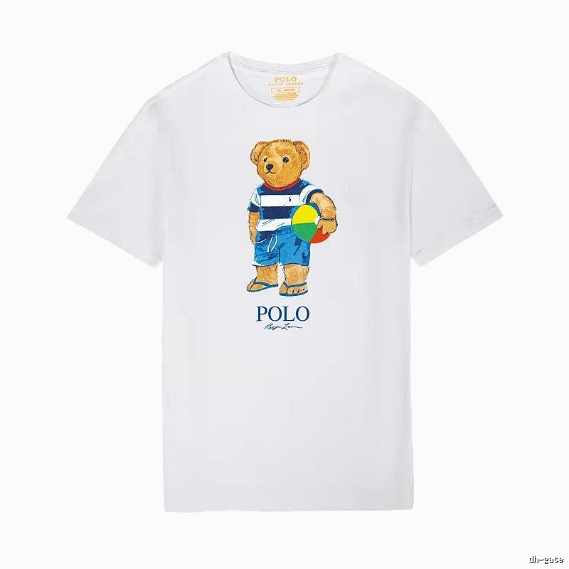 Ralph Lauren white T-shirt with teddy bear print