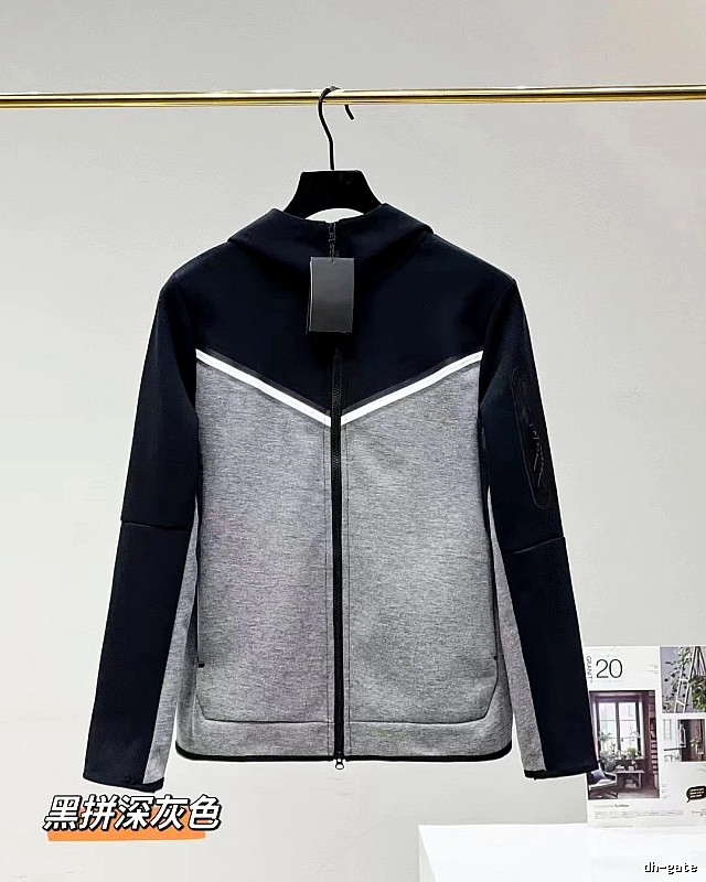 Relaxed White zip hoodie White Full Zip with Designer-Inspired Detail
