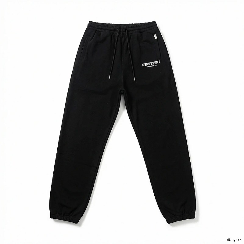 Represent Basic Style Casual Black Sweatpants