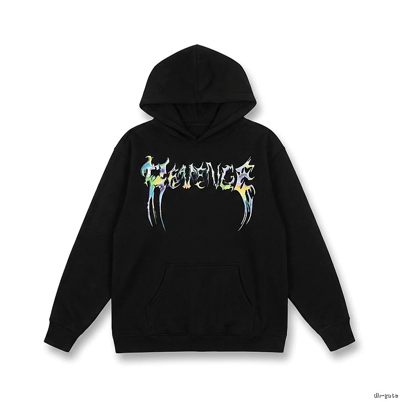Revenge Colorful Style Black Hoodie