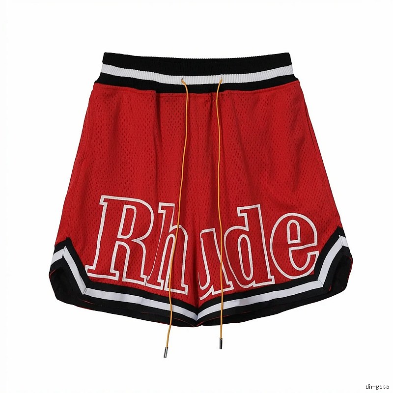 RHUDE sporty red shorts