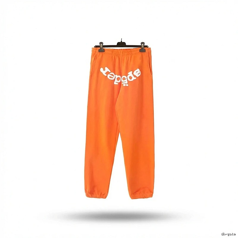 Sp5der Orange Trendy and Cool Casual Pants
